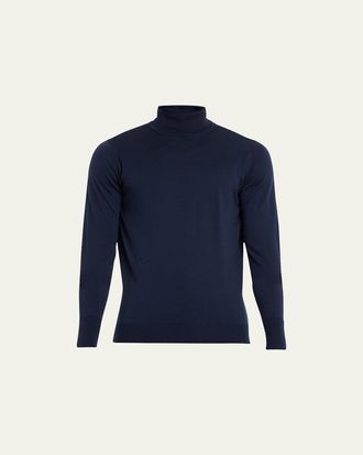 John Smedley Mens Richards Wool Turtleneck Sweater
