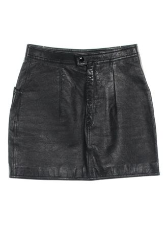 スカート Saint Laurent Black Crepe Skirt Silk crêpe de chine pencil skirt in black - Saint Laurent