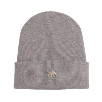 Moose Knuckles Parnis Beanie - unisex - Moose Knuckles - Accessories - Gray - ONE SIZE - Accessories