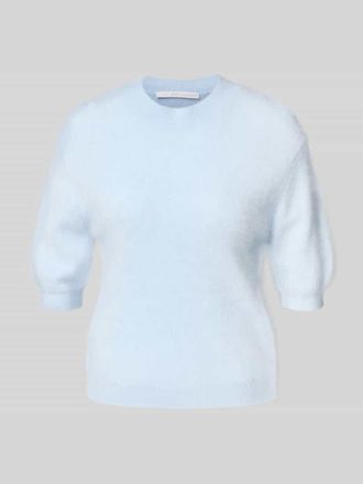 Herzen’s Angelegenheit Strickpullover aus Kaschmir-Woll-Mix mit 1/2-Arm in Hellblau, Größe 36
