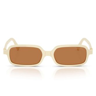 Miu Miu Sunglasses Mu11 Z 21 D90 Q White/Brown Women