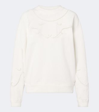 Isabel Marant Vella embroidered cotton sweatshirt
