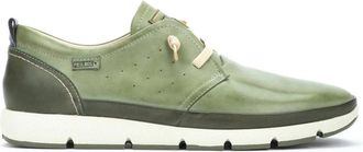 Pikolinos Groene leren heren veterschoenen - Heren - Veterschoenen - Groen - 40 EU - Schoenen