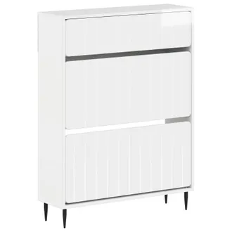 vidaXL Armario Zapatero Zwolle 78 X 24 X 103 Cm Madera De Ingenier&iacute;a Vidaxl