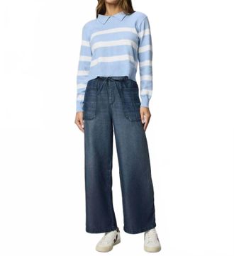 Splendid Lounge Denim Pant In Dark Rinse