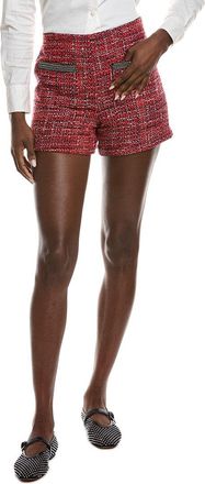 Maje Wool-Blend Tweed Short