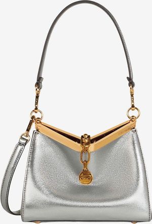 Etro Handtasche aus Metallic-Leder Vela Mini