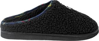 Ralph Lauren Charlotte Scuff Bear - Dames - Pantoffels - Zwart - 36 EU - Katoen - Schoenen
