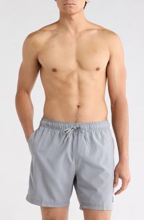 Speedo Redondo Edge Volley Swim Trunks in Gray at Nordstrom Rack, Size Xx-Large