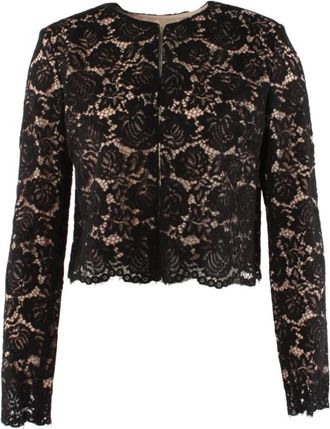 Pinko Short Jacket - Dames - Zomerjassen - Zwart - XS - Katoen - Jassen