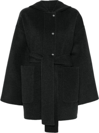 Khaite Dames, Mantels, Grijs, Maat: XS Wol