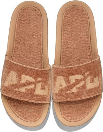 Athletic Propulsion Labs Mens Techloom Velvet Slide In Caramel