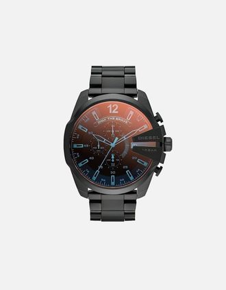 Diesel Mens Diesel DZ4318 Mega Quartz Stainless Steel Mens Watch - Black