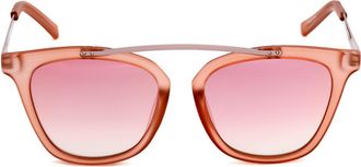 Guess Pink Mirror Irregular Unisex Sunglasses GG1154 73U 53