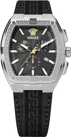 Versace Accessoires, Heren, Zwart, ONE Size, Leer, Vesp 00124 Greca Sport
