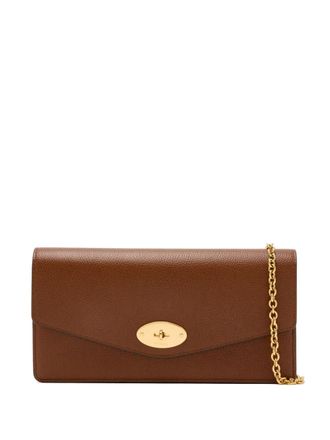 Mulberry Darley chain-strap clutch bag - Brown
