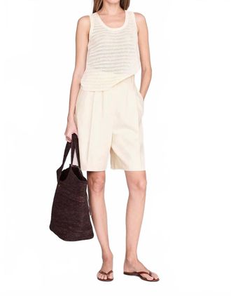 Anine Bing Womens Arie Tank In Ivory