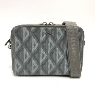 Dior Gray Cloth Shoulder Bag (Pre-Owned)