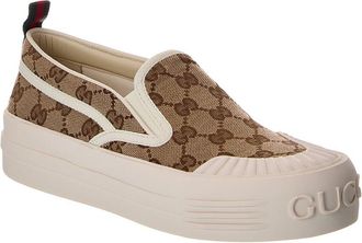 Gucci Gg Canvas Slip-On Sneaker