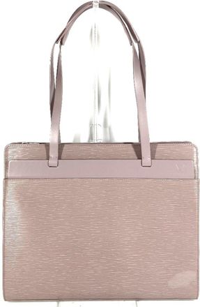 Louis Vuitton Purple Epi Leather Shoulder Bag Tote Bag (Pre-Owned)