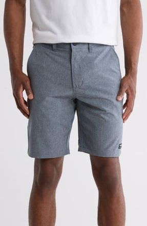 Hurley Field Tracker Water Repellent Walking Shorts in Iron Ore at Nordstrom Rack, Size 32