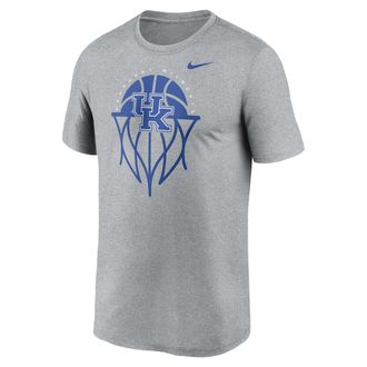 Nike Kentucky Legend Basketball Icon Nike Mens Dri-FIT College T-Shirt in Grey | NKGK06GNKY-VCH