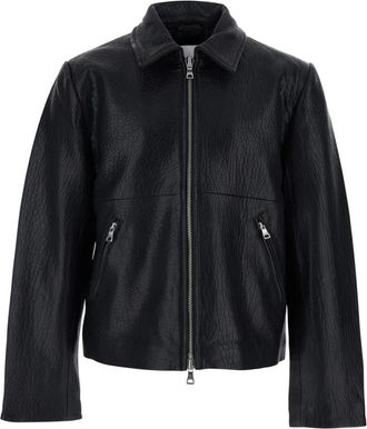 Won Hundred Dutton Leather Jacket - Heren - Leren en Su&egrave;de Jassen - Zwart - 2XL - Leer - Jassen