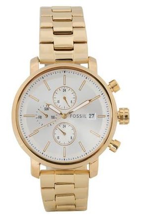 Fossil Rhett Multifunction Bracelet Watch, 42mm in Silver at Nordstrom Rack