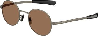 Moncler ME4016 CENTRO 100273 Mens Sunglasses Grey Size 50