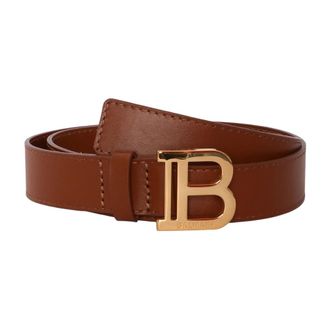Balmain Belts, female, Brown, Size: 3XL Cintura