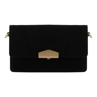 Pourchet Dames, Tassen, Zwart, Maat: ONE Size Leer