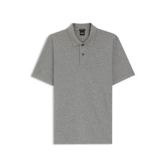 BOSS Pallas polo shirt in cotton piqu&eacute; with embroidered logo