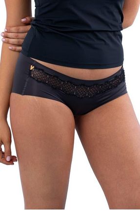 Uwila Warrior Soft Seamless Briefs with Lace in Shale at Nordstrom, Size Xx-Large