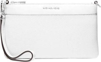 Michael Kors Tassen, Dames, Wit, ONE Size, Leer, Jet Set Medium Wristlet
