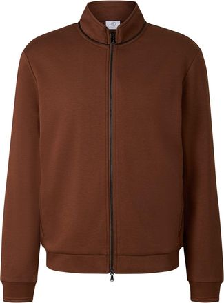 Bogner Spencer jersey jacket for men - Brown - XXL