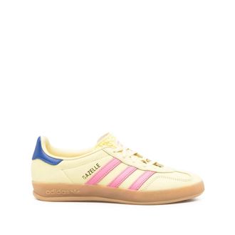 adidas Yellow Trainers Lace-up Rubber Sole - female - Adidas - Sneakers - Yellow - 2 1/2 UK - Shoes