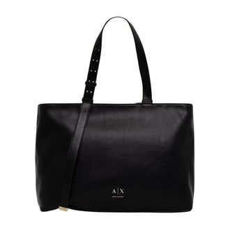 A|X Armani Exchange Alice Shopper - Dames - Tassen - Zwart - Maat: ONE Size Leer
