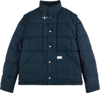 Fay Down Flex Gear Jacket - Heren - Winterjassen - Blauw - M - Leer - Jassen