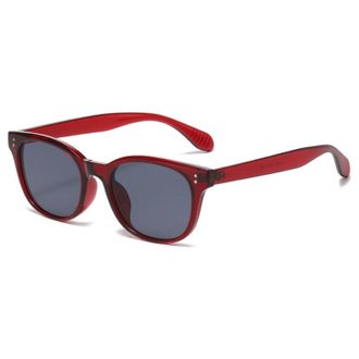 Generic UV400 Round Large Frame Men And Women Sunglasses Outdoor Sports Party Decorating Photo Sun Glasses(Red)