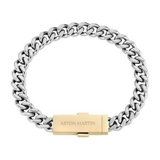 Aston Martin AML Icon Bracelet - Heren - Armbanden - Grijs - ONE Size - Accessoires