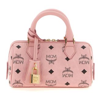 MCM Mcm, Tassen, Dames, Roze, ONE Size, Leer, Ella Boston Mini Bag