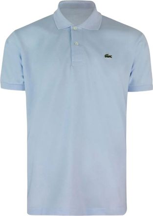Lacoste logo-patch polo shirt - Blue