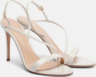 Gianvito Rossi Patent leather slingback sandals