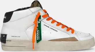 Crime London SK8 DELUXE MID LAVA ORANGE