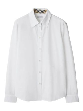 Burberry White Poplin Shirt