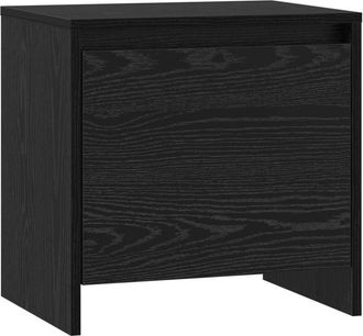 vidaXL Armario De Noche Roble Negro 45 X 34 X 44,5 Cm Vidaxl