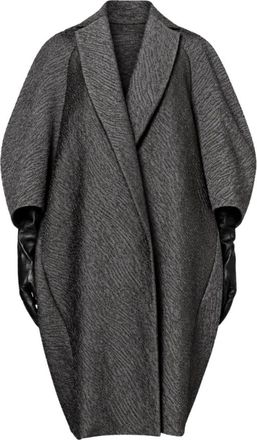 Max Mara Single-Breasted Coats - Dames - Mantel - Grijs - S - Jassen