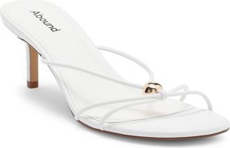 Abound Zola Heeled Sandal in White Eggshell at Nordstrom Rack, Size 7.5