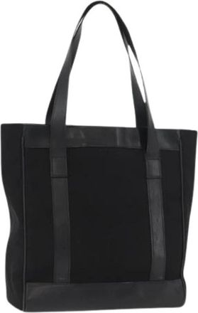 Gucci Pre-owned Tote Bags, female, Black, Size: ONE SIZE Pre-owned Vintage Canvas Tote Bag