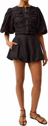 Marie Oliver Roxy Waistband Short In Black